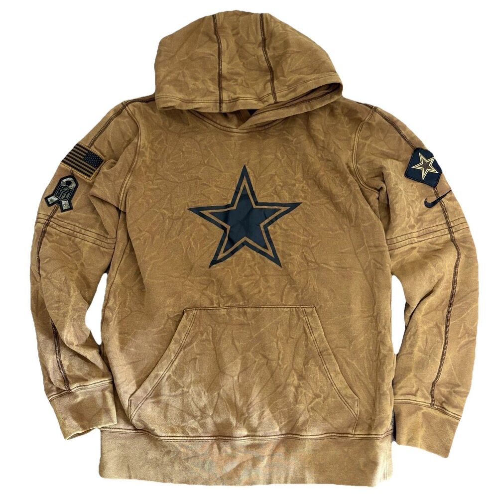 Nike Dallas Cowboys Salute to Service Hoodie Youth Large  14/16 Pullover NFL